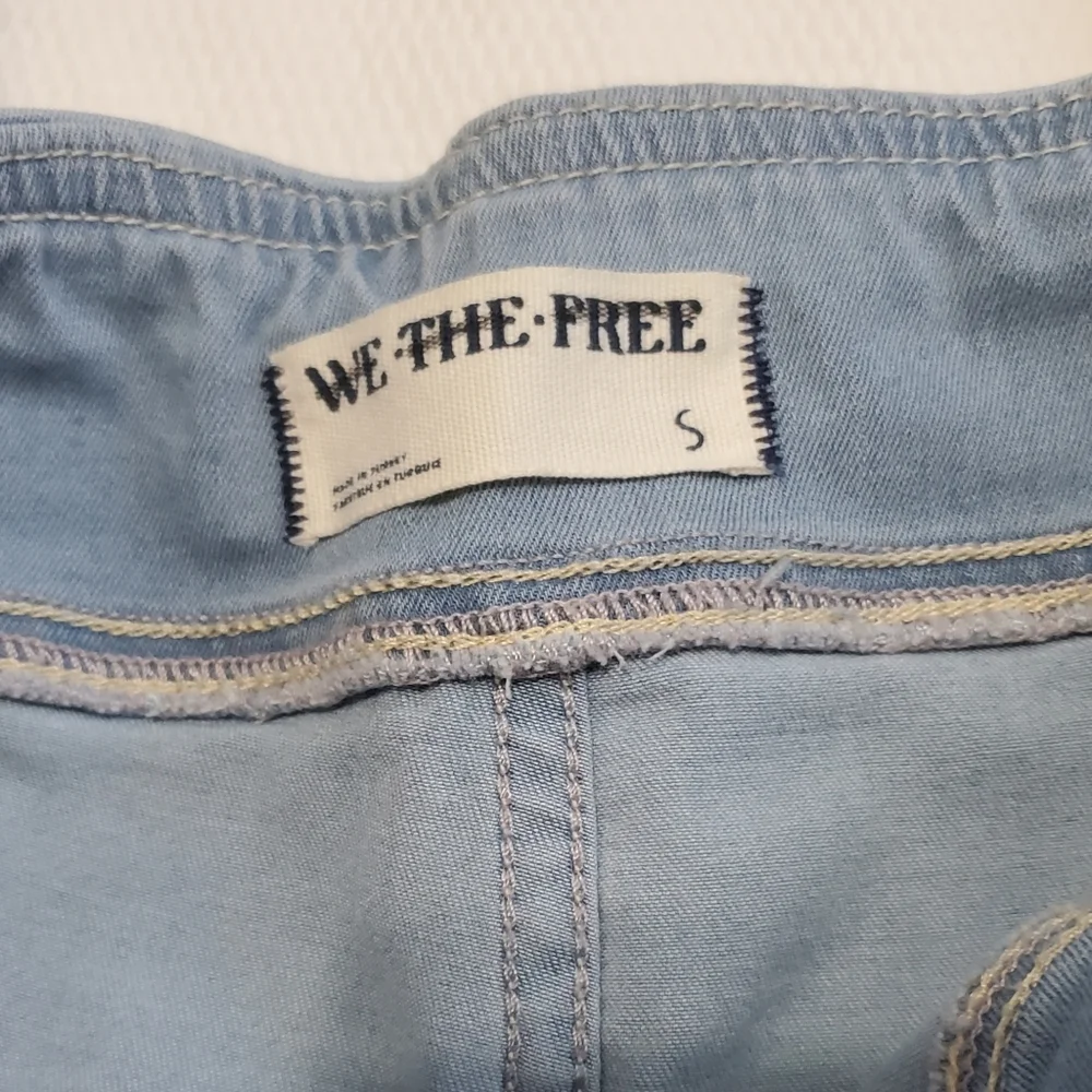 We The Free People Penny Pull On Flare Jeans Voyager Blue Small
